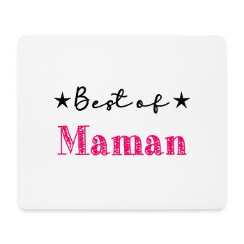 MAMAN,FÊTE DES MÈRES,BONNE FÊTE MAMAN,MERE - Tapis de souris (format paysage) - blanc - Devant