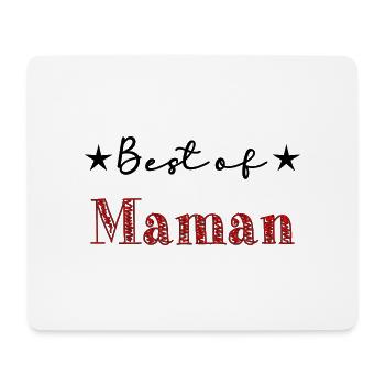 MAMIE. FÊTE DES MÈRES. BONNE FÊTE MAMIE. JE T'AIME - Tapis de souris (format paysage) - blanc - Devant