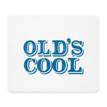 Old'S Cool - Oldschool - Formerly everything was better - Mouse Pad (horizontal) - white - Front