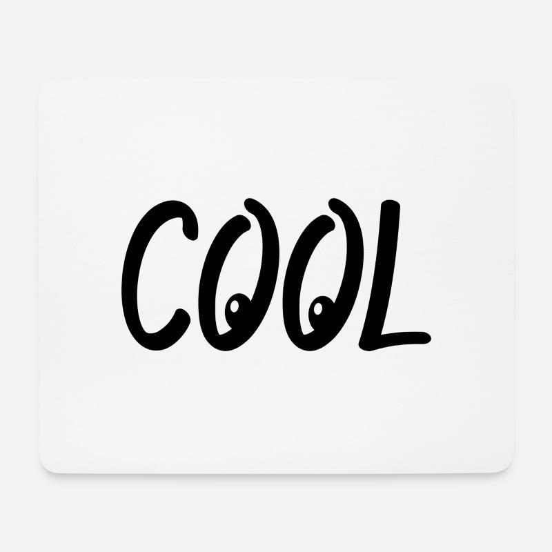 Cool funny - Mousepad (Querformat) - Weiß
