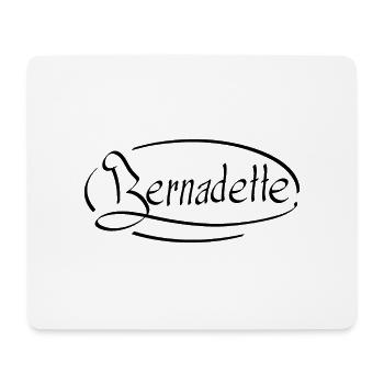 Bernadette - Mouse Pad (horizontal) - white - Front