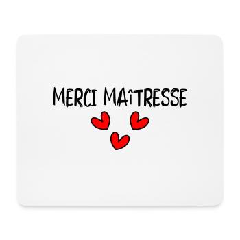 MISTRESS. THANK YOU. THANK YOU MISTRESS. GIFT - Mouse Pad (horizontal) - white - Front