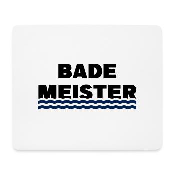 Bademeister - Mousepad (Querformat) - Weiß - Vorne