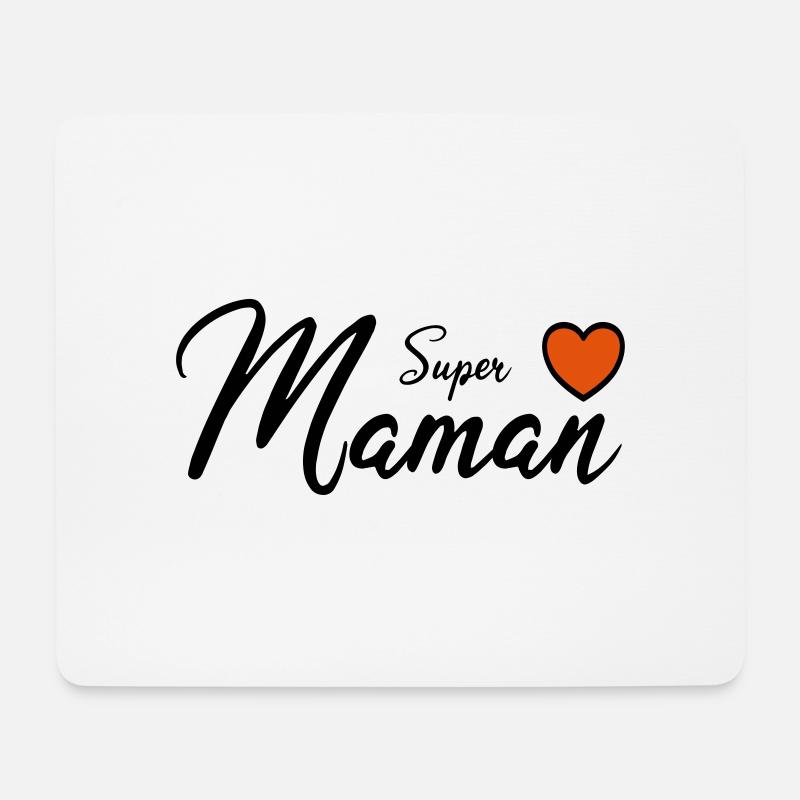 Mama - Mousepad (Querformat) - Weiß