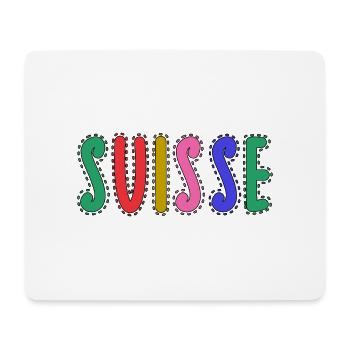 SUISSE. PAYS. GENEVE - Tapis de souris (format paysage) - blanc - Devant