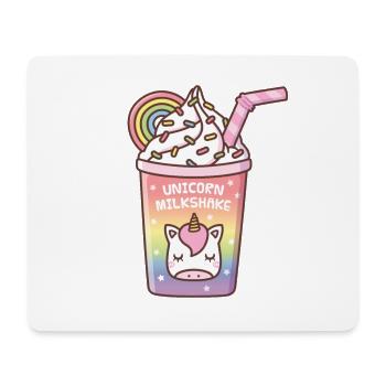Mignon Rainbow Unicorn Milkshake Drink - Tapis de souris (format paysage) - blanc - Devant