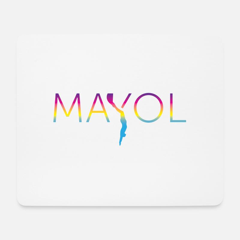 MAYOL – Apnea legend - Mouse Pad (horizontal) - white