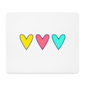 VALENTINSTAG. Junggesellinnenabschied. ICH LIEBE DICH. ICH LIEBE DICH. LIEBE - Mousepad (Querformat) - Weiß - Vorne