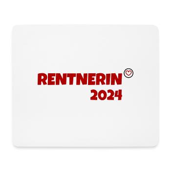Rentnerin 2024 - Mousepad (Querformat) - Weiß - Vorne