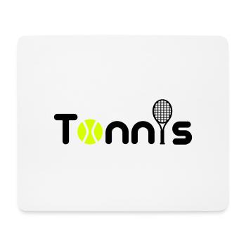 Tennis - Mousepad (Querformat) - Weiß - Vorne