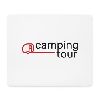 Camping Tour - Mousepad (Querformat) - Weiß - Vorne