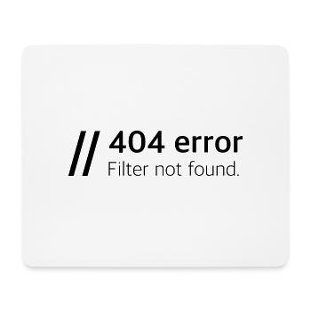 Filter not found - Mouse Pad (horizontal) - white - Front