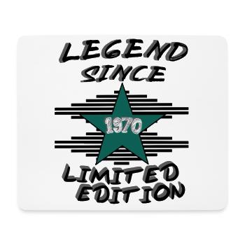 LEGEND SINCE 1970, wahre Legenden - Mousepad (Querformat) - Weiß - Vorne