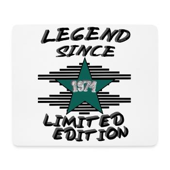 LEGEND SINCE 1974, wahre Legenden - Mousepad (Querformat) - Weiß - Vorne