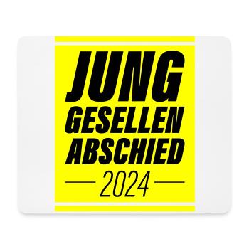 Junggesellenabschied 2024 Jga - Mousepad (Querformat) - Weiß - Vorne