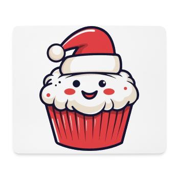 Muffin Kuchen Backen Weihnachten - Mousepad (Querformat) - Weiß - Vorne