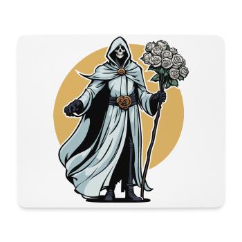 Illustration de fleurs de la Faucheuse - Tapis de souris (format paysage) - blanc - Devant