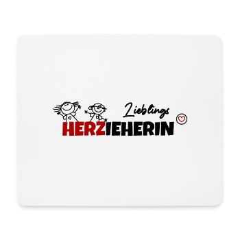 Lieblings Erzieherin - Mousepad (Querformat) - Weiß - Vorne