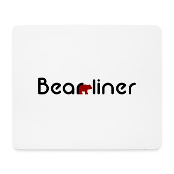 Berliner - Mousepad (Querformat) - Weiß - Vorne