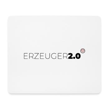 Erzeuger 2 0 - Mousepad (Querformat) - Weiß - Vorne