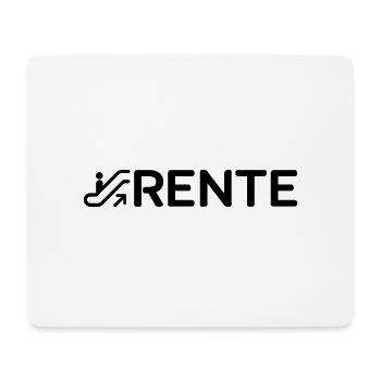 Rolltreppe Rente3 - Mousepad (Querformat) - Weiß - Vorne