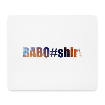 Chemise Baboshirt - Tapis de souris (format paysage) - blanc - Devant