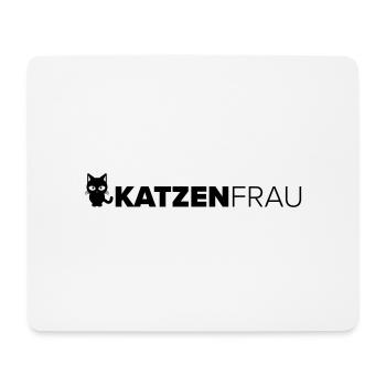 Katzenfrau - Mousepad (Querformat) - Weiß - Vorne