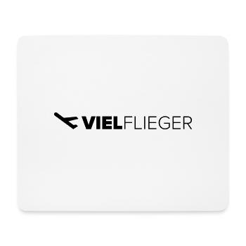 Vielflieger - Mousepad (Querformat) - Weiß - Vorne