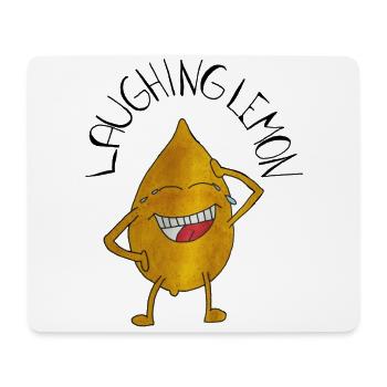 LaughingLemon - Mousepad (Querformat) - Weiß - Vorne