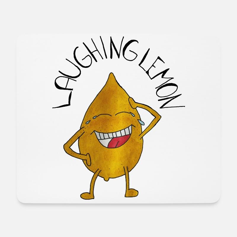 LaughingLemon - Mouse Pad (horizontal) - white