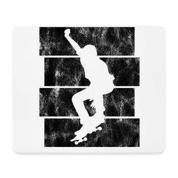 Skateboarder Skateboard Skater Skate Skateing - Mousepad (Querformat) - Weiß - Vorne