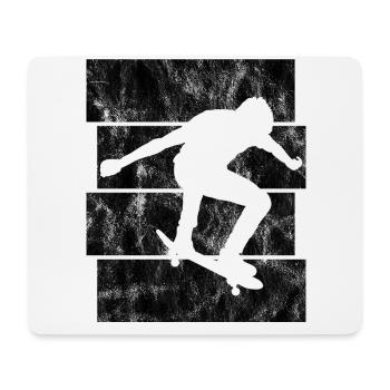 Skateboarder Skateboard Skater Skate Skateing - Mouse Pad (horizontal) - white - Front