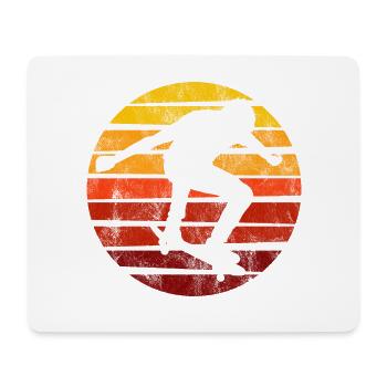 Skateboarder Skateboard Skater Skate Skateing - Tapis de souris (format paysage) - blanc - Devant