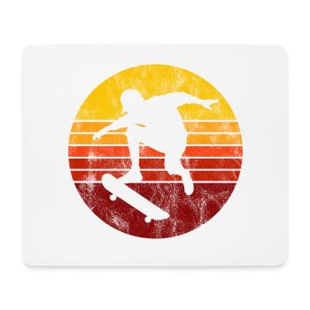 Skateboarder Skateboard Skater Skate Skateing - Mousepad (Querformat) - Weiß - Vorne