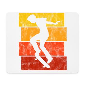 Skateboarder Skateboard Skater Skate Skateing - Mouse Pad (horizontal) - white - Front