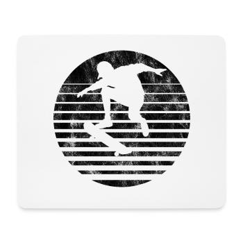 Skateboarder Skateboard Skater Skate Skateing - Mousepad (Querformat) - Weiß - Vorne