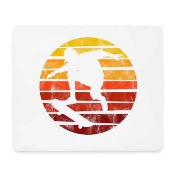 Skateboarder Skateboard Skater Skate Skateing - Mousepad (Querformat) - Weiß - Vorne