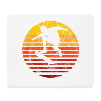 Skateboarder Skateboard Skater Skate Skateing - Mousepad (Querformat) - Weiß - Vorne