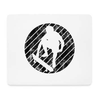 Skateboarder Skateboard Skater Skate Skateing - Mousepad (Querformat) - Weiß - Vorne