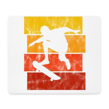 Skateboarder Skateboard Skater Skate Skateing - Mousepad (Querformat) - Weiß - Vorne