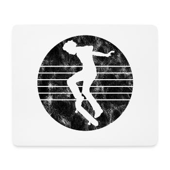 Skateboarder Skateboard Skater Skate Skateing - Mousepad (Querformat) - Weiß - Vorne