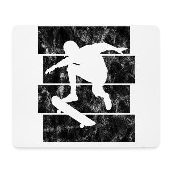Skateboarder Skateboard Skater Skate Skateing - Mousepad (Querformat) - Weiß - Vorne