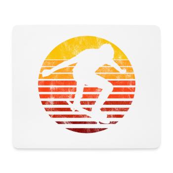 Skateboarder Skateboard Skater Skate Skateing - Tapis de souris (format paysage) - blanc - Devant