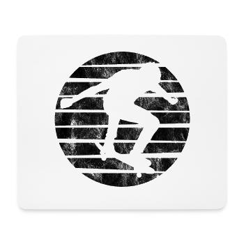 Skateboarder Skateboard Skater Skate Skateing - Mousepad (Querformat) - Weiß - Vorne
