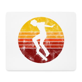 Skateboard Skateboarder Skater Skate Skateing - Mousepad (Querformat) - Weiß - Vorne