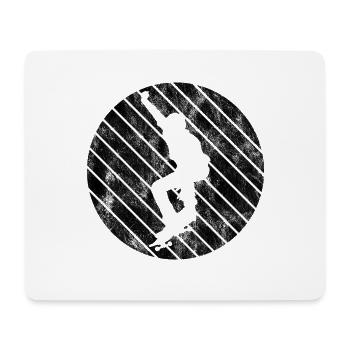 Skateboard Skateboarder Skater Skate Skateing - Mousepad (Querformat) - Weiß - Vorne