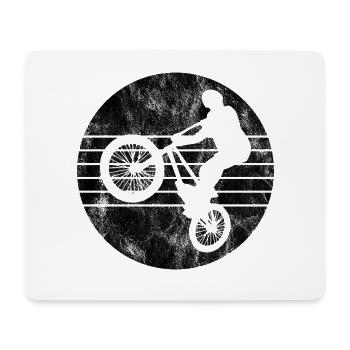 BMX Bike Bike Retro Gift Bicycle Motocross - Mouse Pad (horizontal) - white - Front