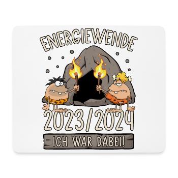 Energiewende 2023/2024 - Ich war dabei - Mousepad (Querformat) - Weiß - Vorne