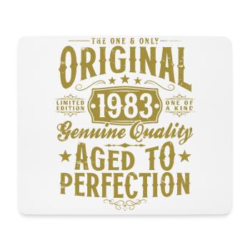 Original 1983 Vintage Vintage Cadeau d’anniversaire - Tapis de souris (format paysage) - blanc - Devant