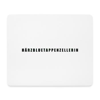 Härzbluetappenzellerin Appenzell - Mousepad (Querformat) - Weiß - Vorne